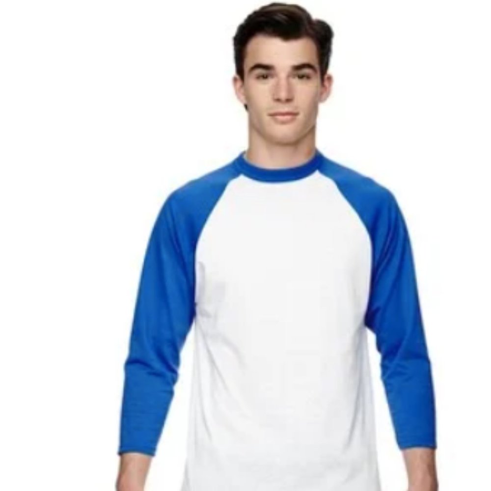 baseball shirt 3/4 sleeve